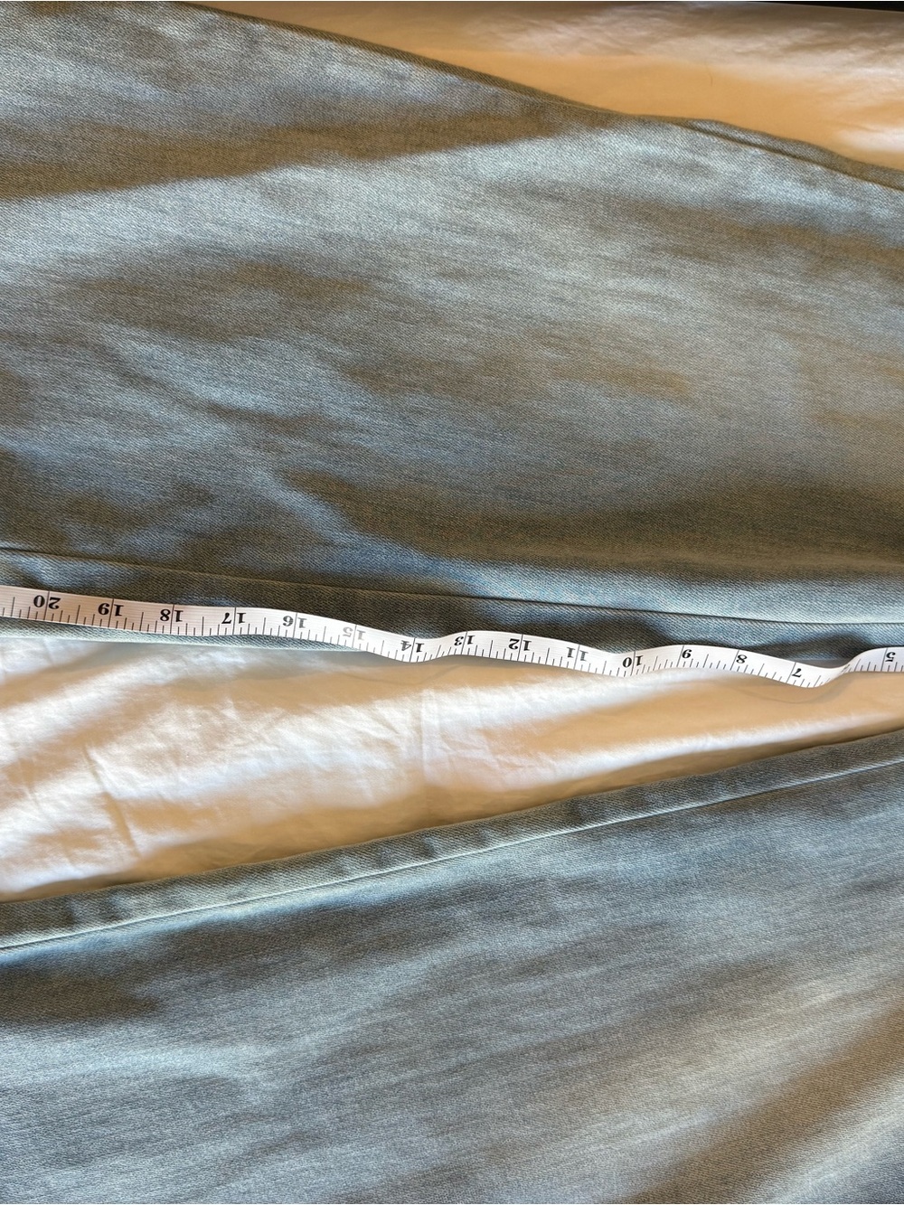 Pilcro Wide-Leg Light Blue Women's Jeans - Picture 10 of 11